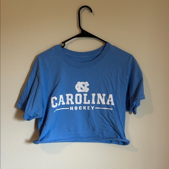Hanes Blue Carolina Hockey Tee - Short Sleeve - Picture 1 of 2
